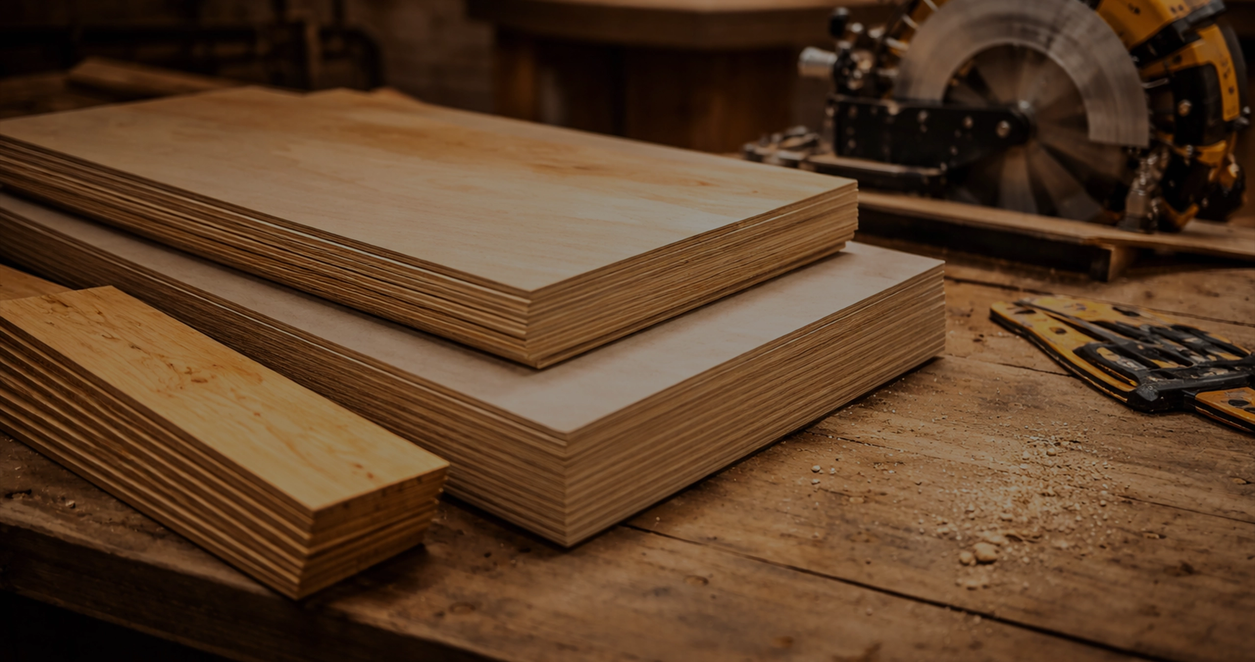 Madera trabajada en taller